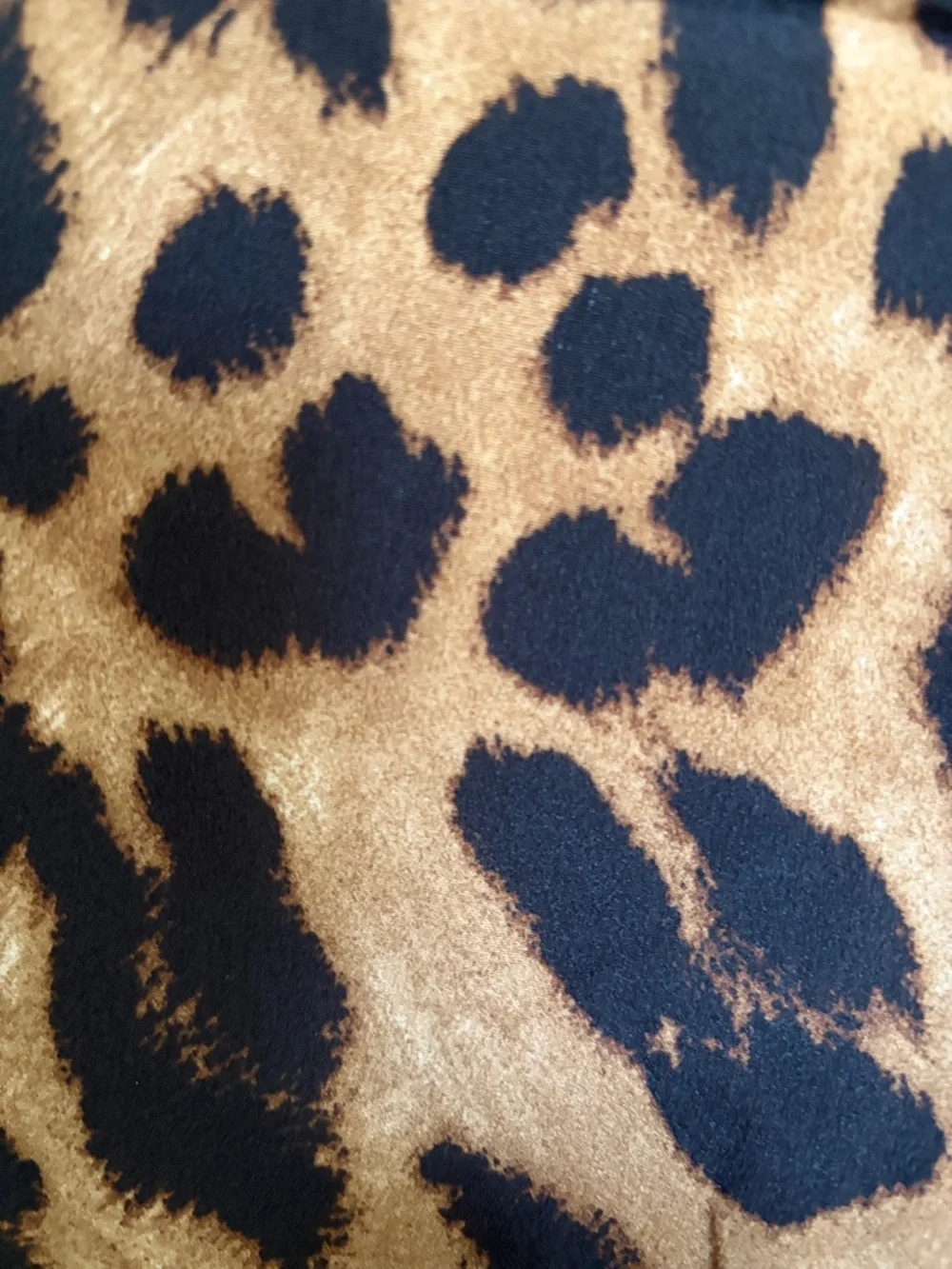 SHEIN Brown & Black Leopard Print Wide Leg Jumpsuit - Picture 4 of 8